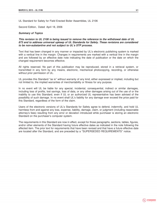 UL 2106 PDF UL 2106 PDF